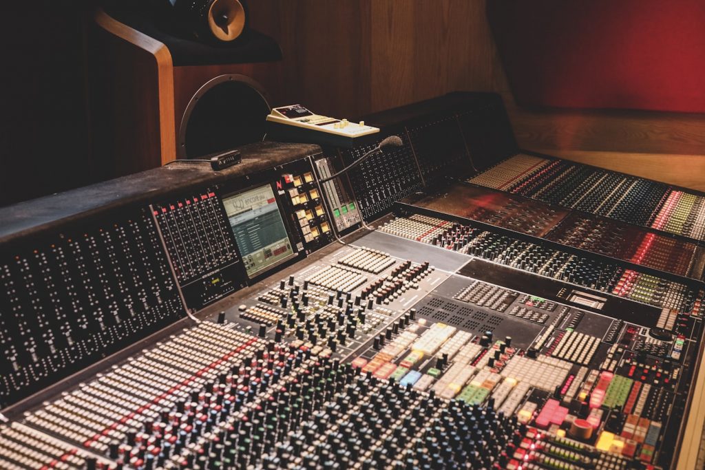 console de mixage
