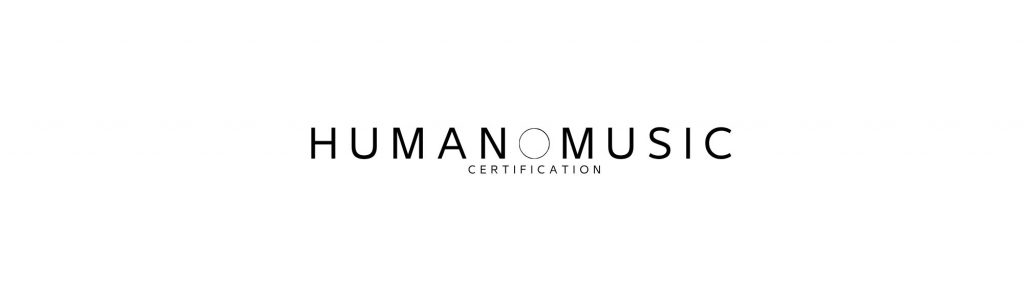 banner human music white